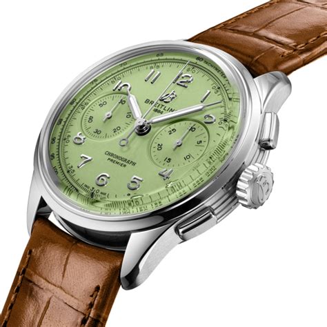 breitling premier b09 chronograph 40 review|pistachio watch.